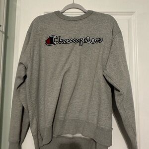 Champion Heather Gray Crewneck